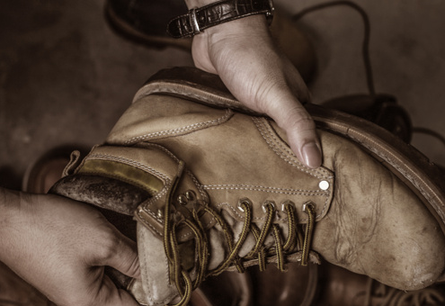 Werkschoenen onderhoud