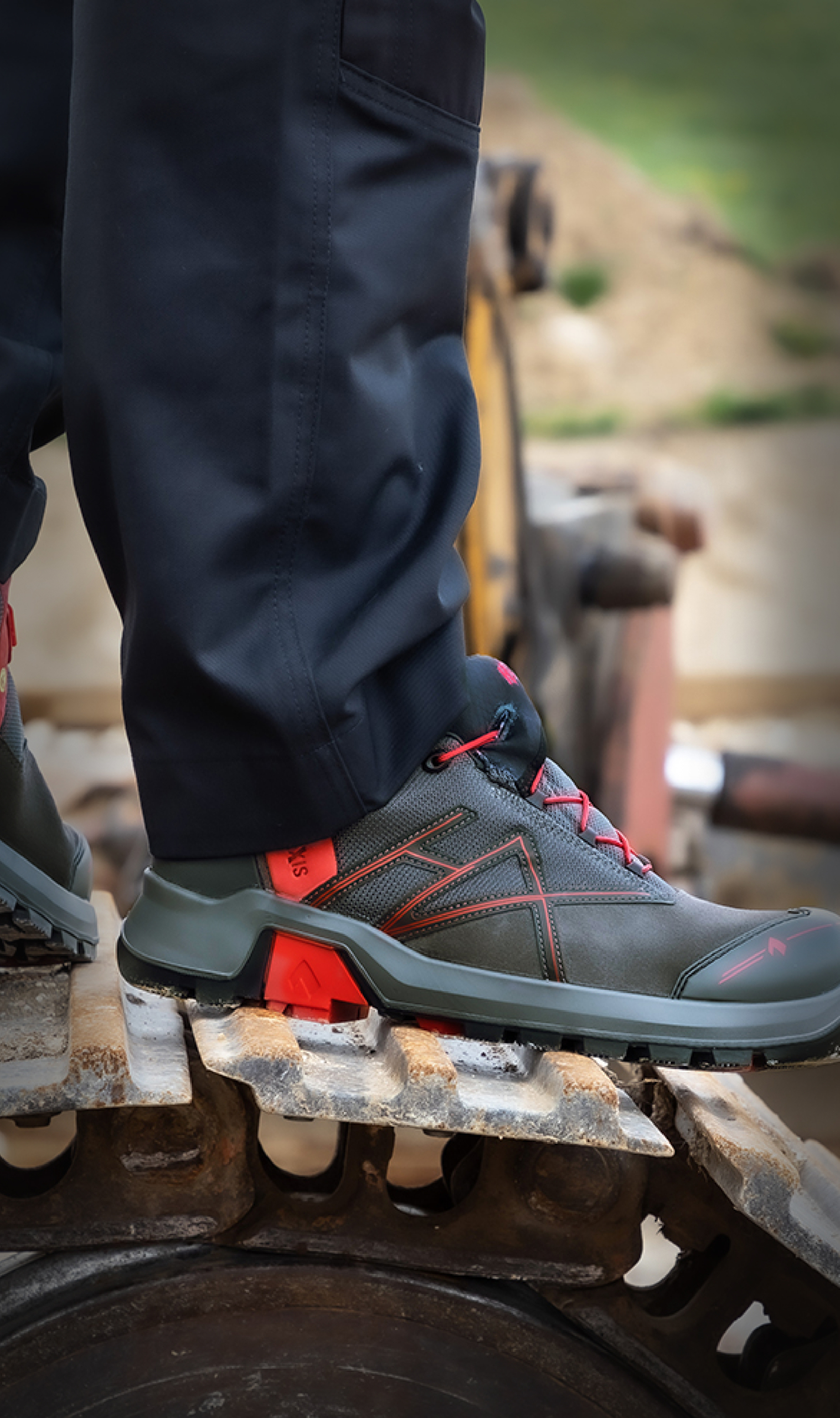 Haix Connexis Grey-Yellow